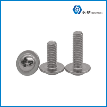 十字槽盘头凸缘螺钉