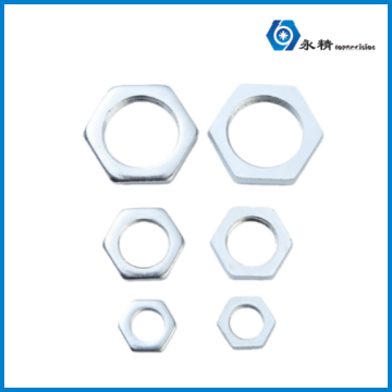 细牙六角扁螺母