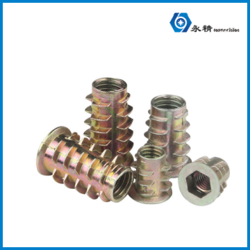 锌合金带介内外牙螺母