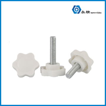 白色梅花手柄螺丝钉