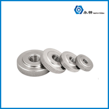不锈钢滚花台阶螺母