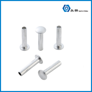 大扁圆头半空心铆钉