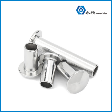 304不锈钢扁圆头半空心铆钉