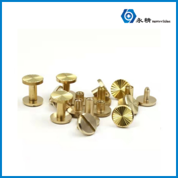 黄铜太阳花子母铆钉