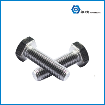 永精304不锈钢外六角全牙螺栓