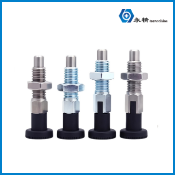 永精旋钮柱塞分度销自锁复位型弹簧伸缩定位销