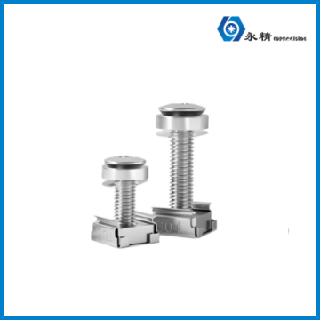 永精不锈钢皇冠三组合机柜卡扣式螺母