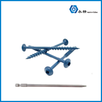 永精口袋钉四方槽蓝色路锈宝螺丝钉