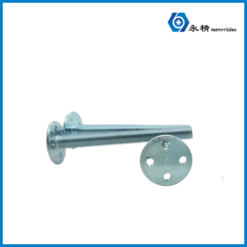 永精底座非标调节平头四孔机牙螺钉