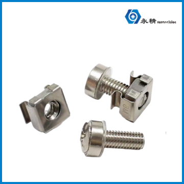 永精皇冠圆头十字组合卡式垫圈机柜螺栓螺母套