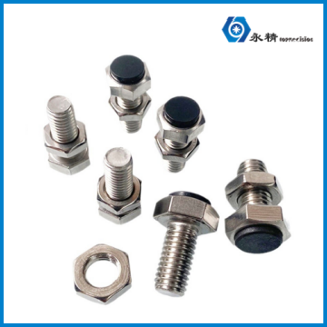 永精聚氨酯带挡块胶头止动螺栓螺母套装