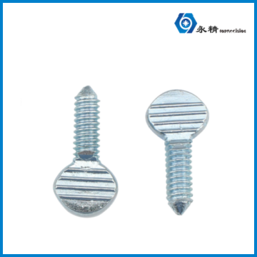 永精碳钢蓝白锌球拍螺丝钉