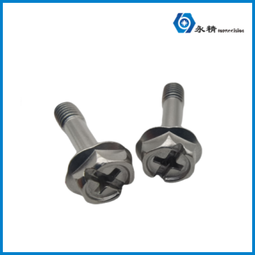 永精外六角十一字槽带垫片半牙螺钉