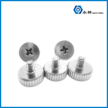 永精散热器风扇CPU电脑机箱铝轴手拧十字平头螺