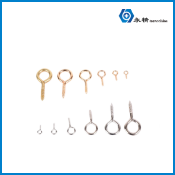 永精羊眼钉带圈吊坠diy钥匙玩具菩提自攻螺丝钉