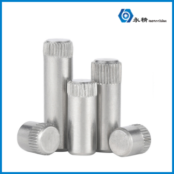 不锈钢滚花定位销轴